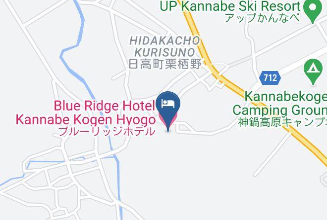 Toyooka City - Blue Ridge Hotel Kannabe Kogen Hyogo Maps