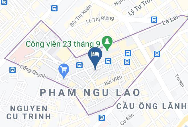 Phm Ngu Lao Street - Blue River Hotel 1 Maps