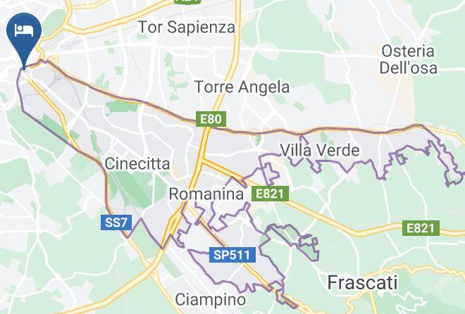 Rome - Blue Roma B&b Maps
