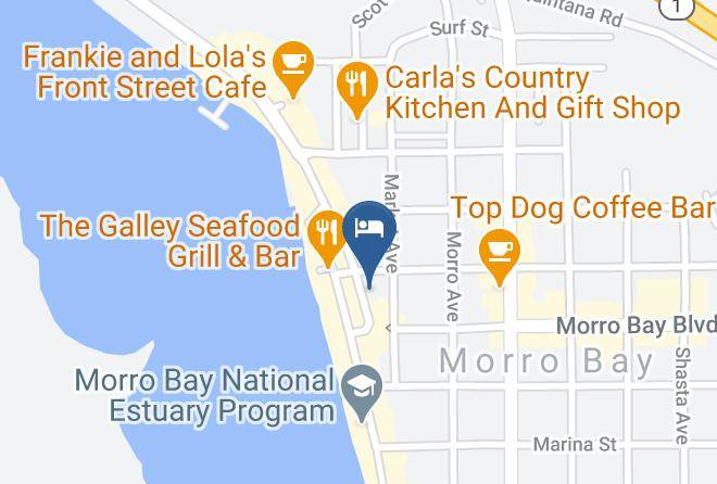 San Luis Obispo - Blue Sail Inn Maps