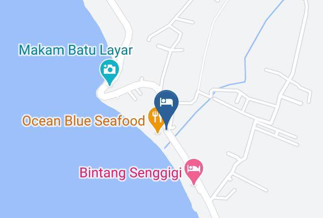 Blue Salt Tropical Map