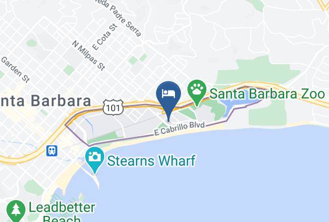 Santa Barbara - Blue Sands Inn A Kirkwood Collection Property Maps