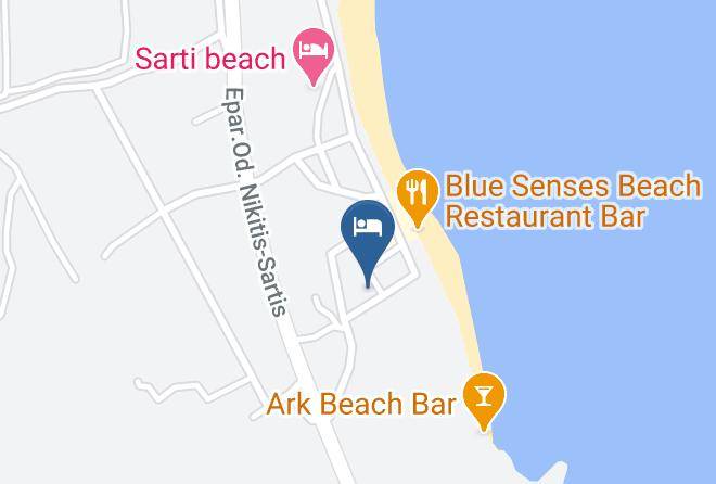 Khalkidhiki - Blue Sarti Hotel Maps