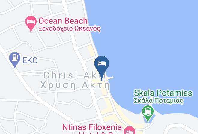 Thasos - Blue Sea Beach Hotel Maps