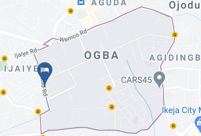 Ikeja - Blue Sea Hotel &lounge Maps