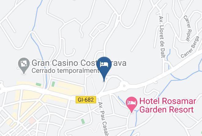 Girona - Hotel Bluesea Montevista Hawai Maps