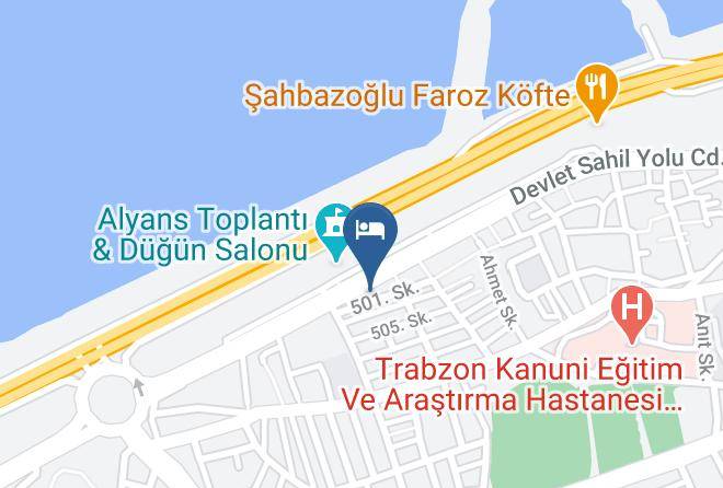 Ortahisar - Blue Sea Hotel Maps