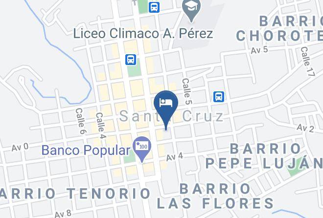 Santa Cruz - Blue Sea Hotel Maps