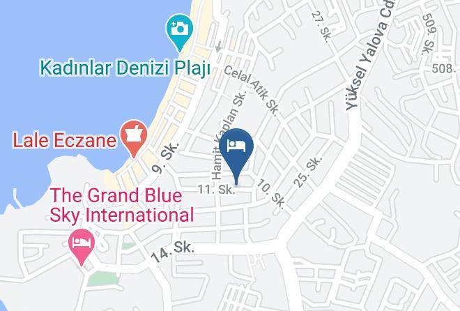 Kusadasi - Blue Sea Hotel & Spa Maps