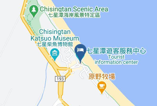 Blue Sea Mapa - Taiwan - Hualiennty