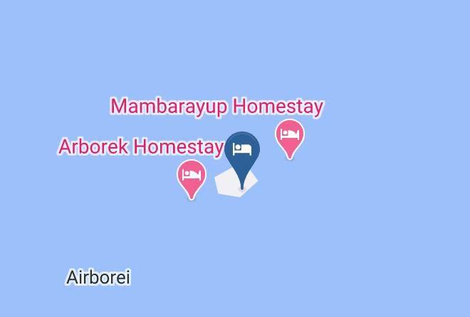 Raja Ampat Regency - Blue Shark Homestay Maps
