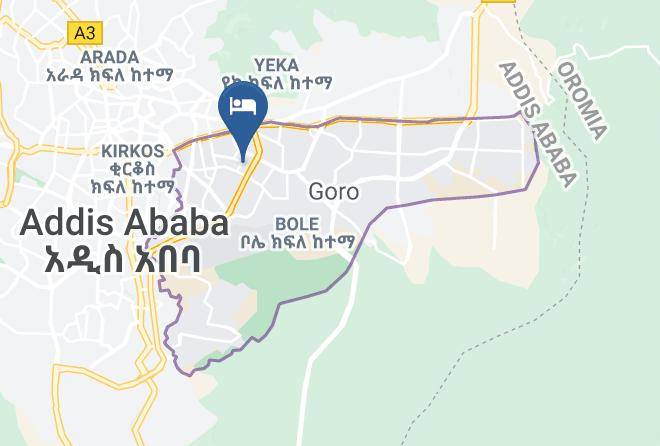 Addis Ababa - Blue Sky Hotel Maps