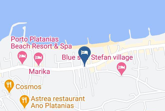Khania - Blue Sky Hotel Maps