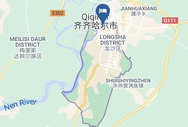 Qiqihar - Blue Sky Hotel Maps