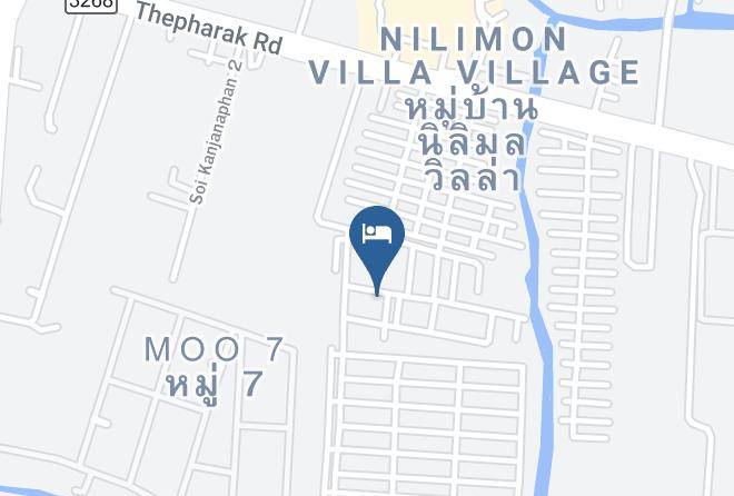 Amphoe Bang Phli - Blue Sky Residence Airport Maps
