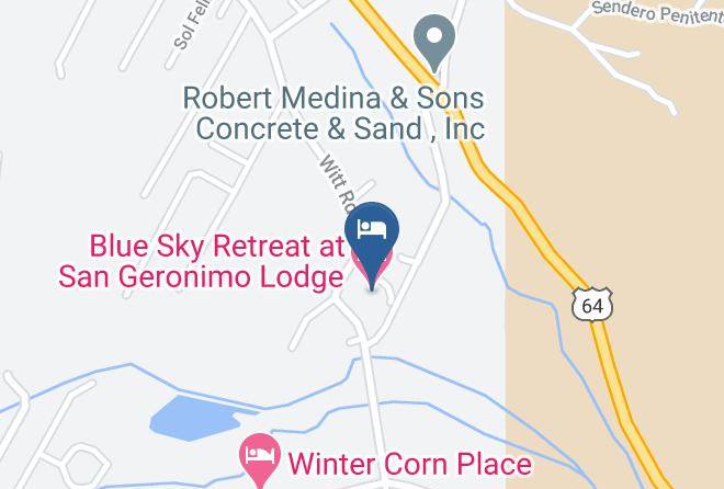 Taos - Blue Sky Retreat At San Geronimo Lodge Maps
