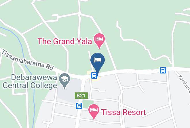 Galle - Blue Sky Safari Hotel Maps