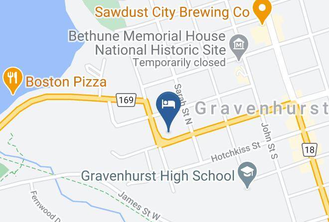 Blue Spruce B&b Muskoka Map