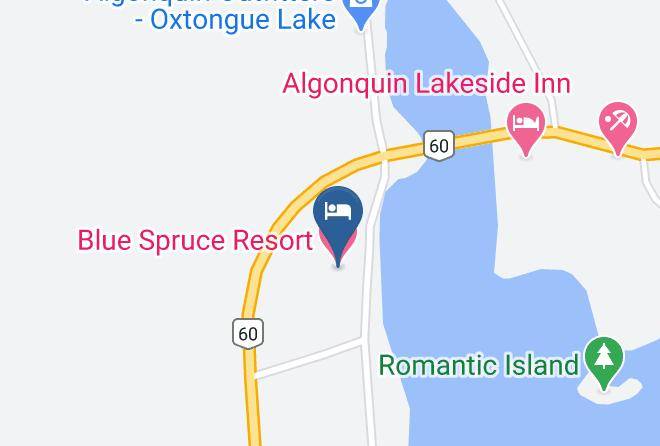 Haliburton - Blue Spruce Resort Maps