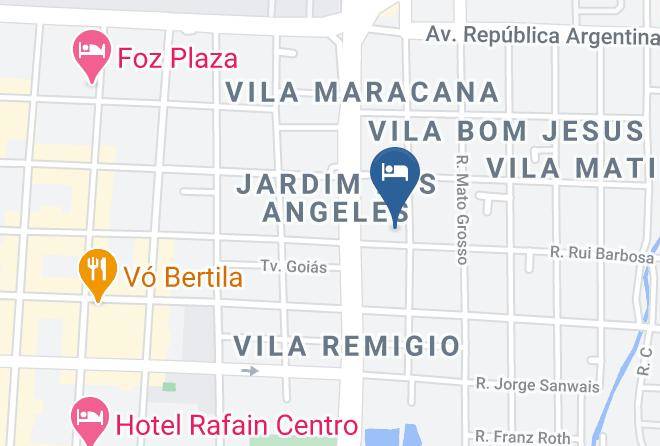 Foz Do Iguacu - Hotel Blue Star Ii Maps