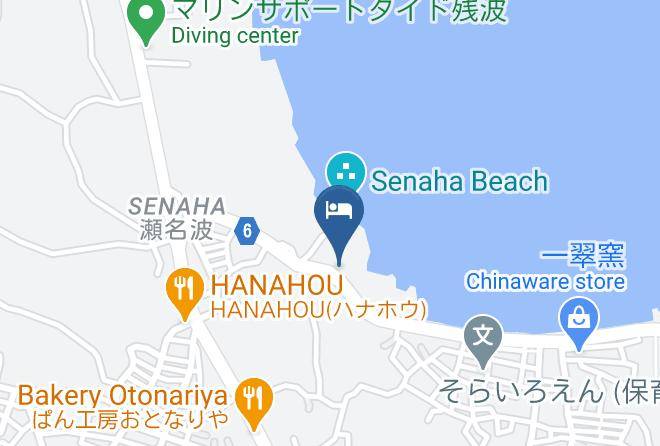Yomitan Vil Nakagami District - Blue Steak Wonder Senaha Maps