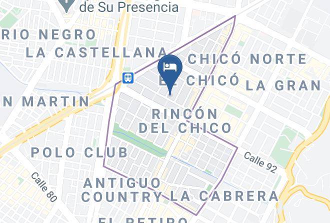 Bogota - Blue Suites Hotel Maps