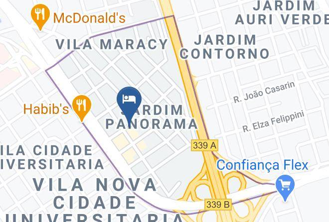 Bauru - Blue Tree Garden Bauru Maps