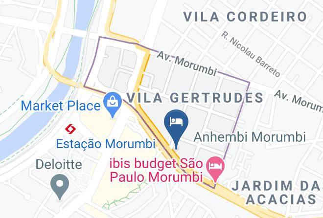 Sao Paulo Itaim Bibi - Blue Tree Premium Morumbi Maps