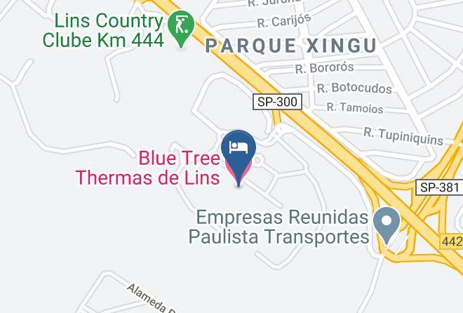 Lins - Blue Tree Thermas De Lins Maps