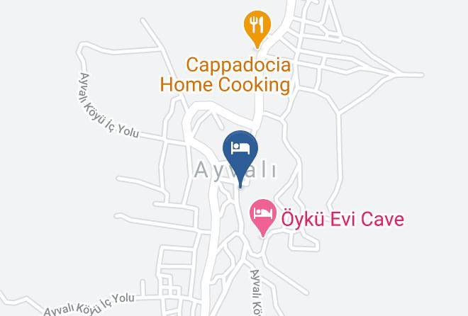 Blue Valley Cave Hotel Kapadokya Balayi Oteli Map
