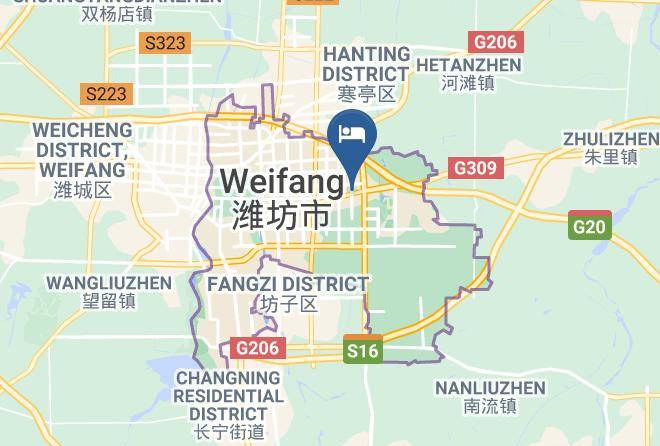 Weifang - Blue Valley Hotel Maps