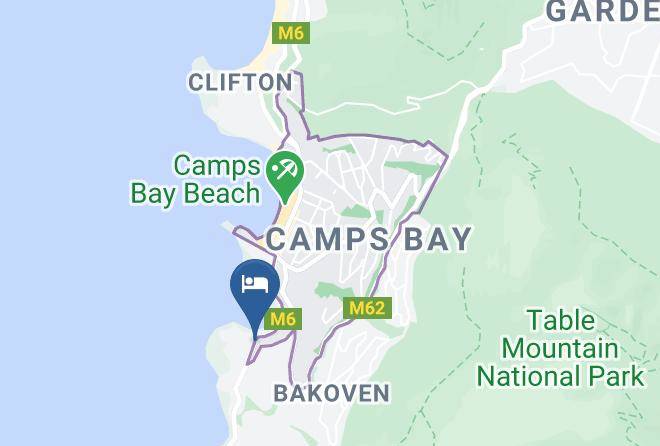 City Of Cape Town - Blue Views Studios Maps