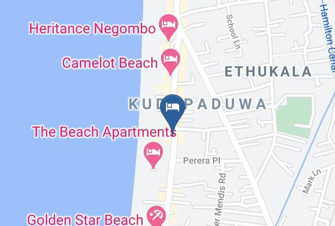 Colombo - Blue Water Boutique Hotel Maps