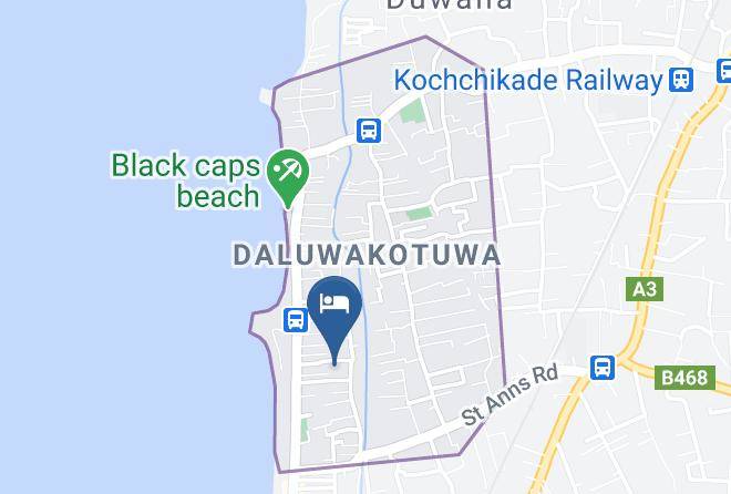 Colombo - Blue Water Deluxe In Maps