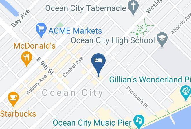 Cape May - Blue Water Inn Maps
