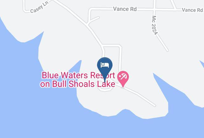 Marion - Blue Waters Resort On Bull Shoals Lake Maps