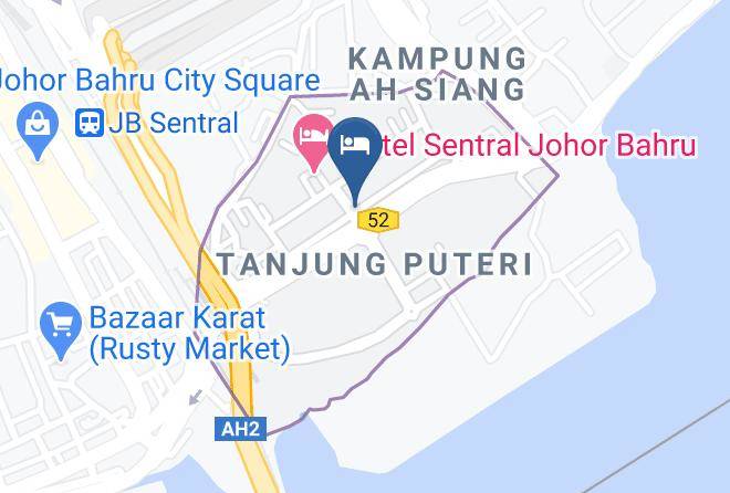 Johor Bahru - Blue Wave Hotel Jb Maps
