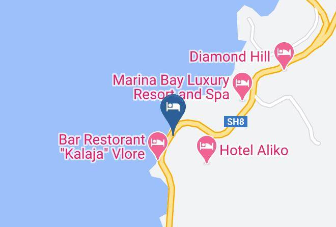 Vlore - Blue Wave Hotel Maps