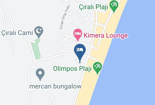 Blue & White Hotel Map