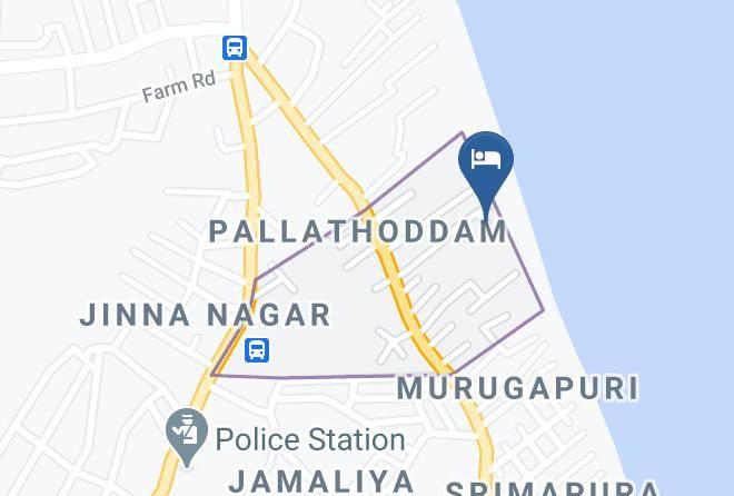 Trincomalee - Blue Wings Beach Hotel Maps