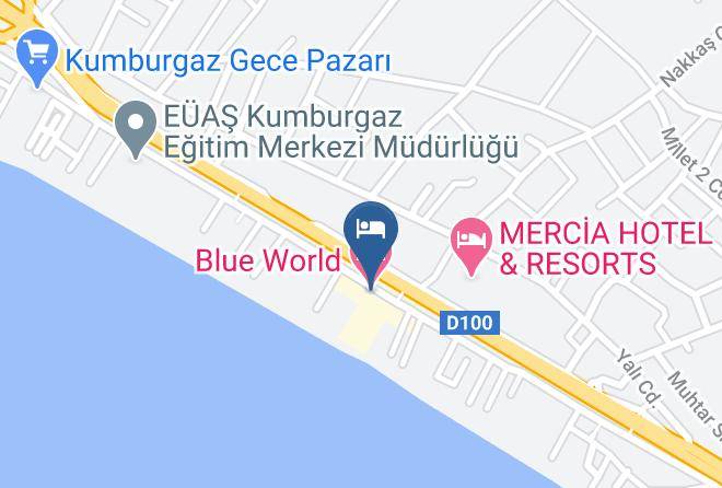 Buyukcekmece - Blue World Hotel Maps