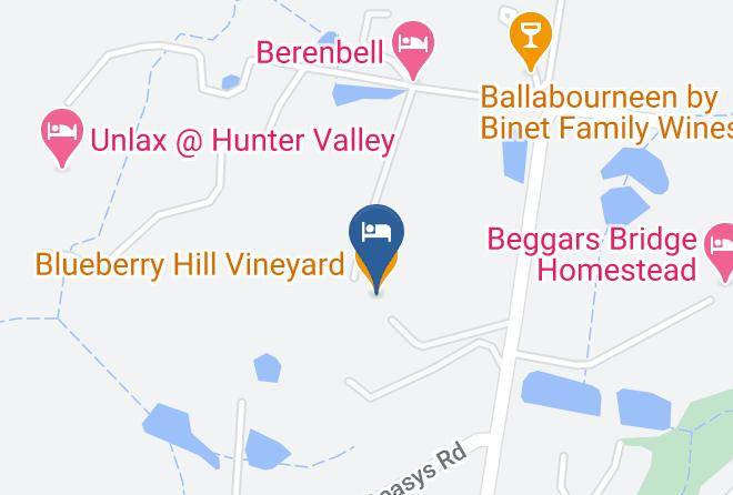 Cessnock - Blueberry Hill Vineyard Maps