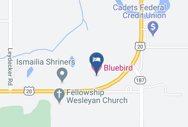 Erie - Bluebird Motel Maps