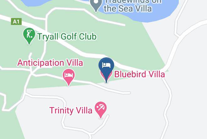 Bluebird Villa Map - Jamaica - Hannover