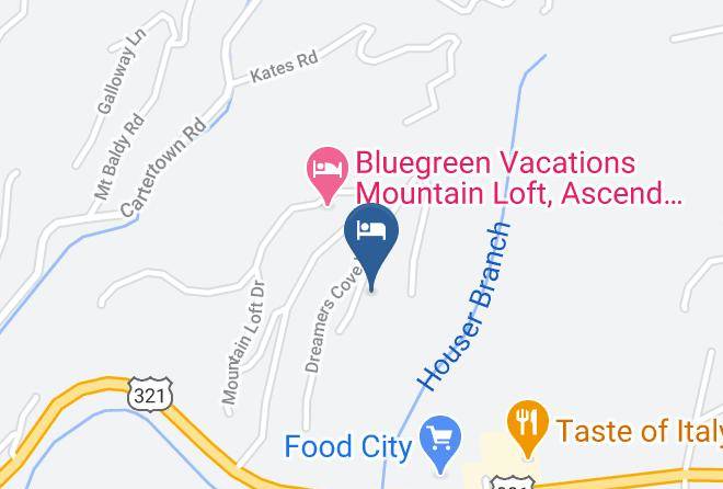 Sevier - Bluegreen Vacations 134b Dreamcatchersway Maps