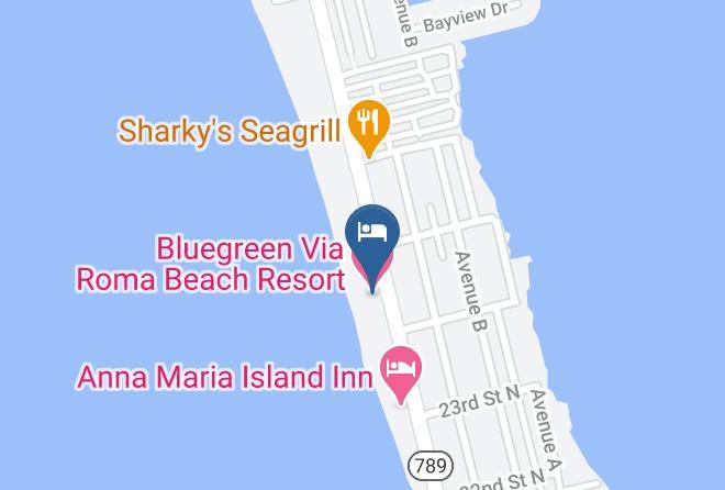 Manatee - Bluegreen Via Roma Beach Resort Maps