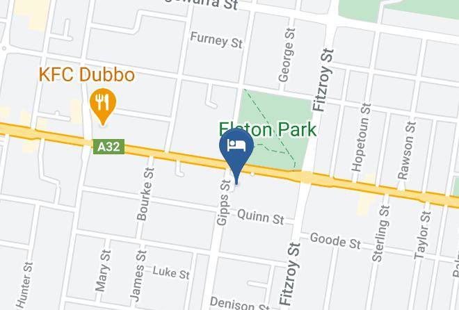 Western Plains Regional - Bluegum Dubbo Motel Maps
