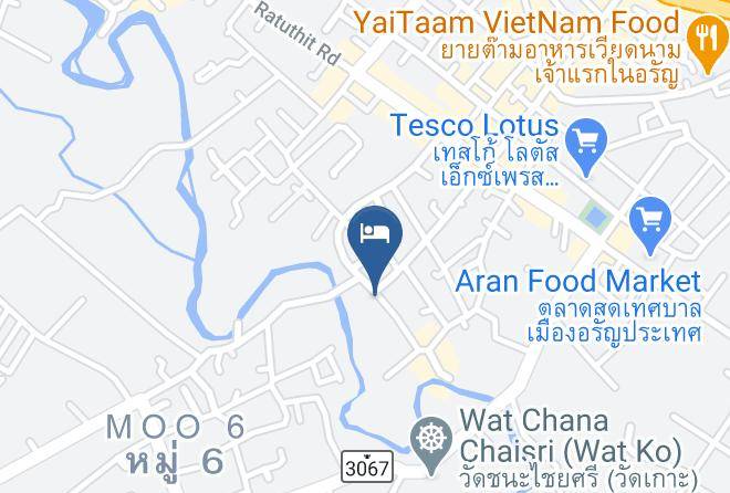 Amphoe Aranyaprathet - Bluemoon Resort Maps