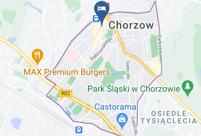 Chorzow - Blues Hotel Maps