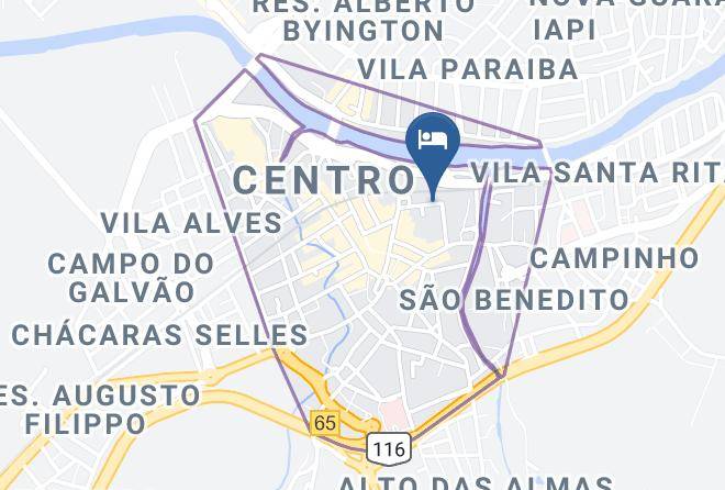 Guaratingueta - Blues Hotel Maps